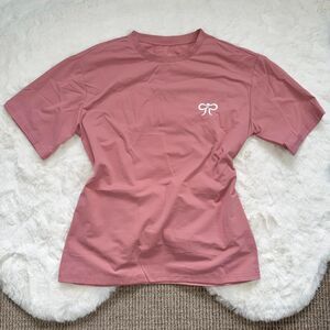 Dazy Pink Bow Pearl T-shirt XS